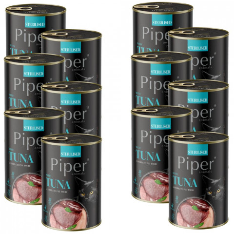 Dolina Noteci Piper Sterilised tuńczyk adult 400 g × 12