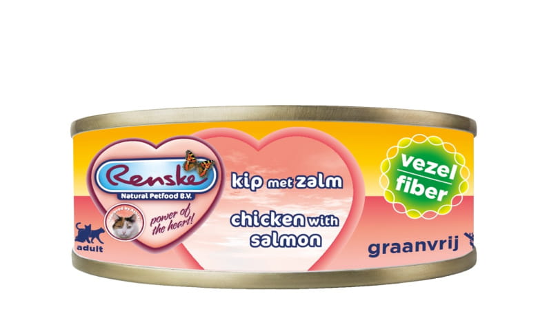 Renske Fresh Meat kurczak, łosoś w sosie adult 70 g