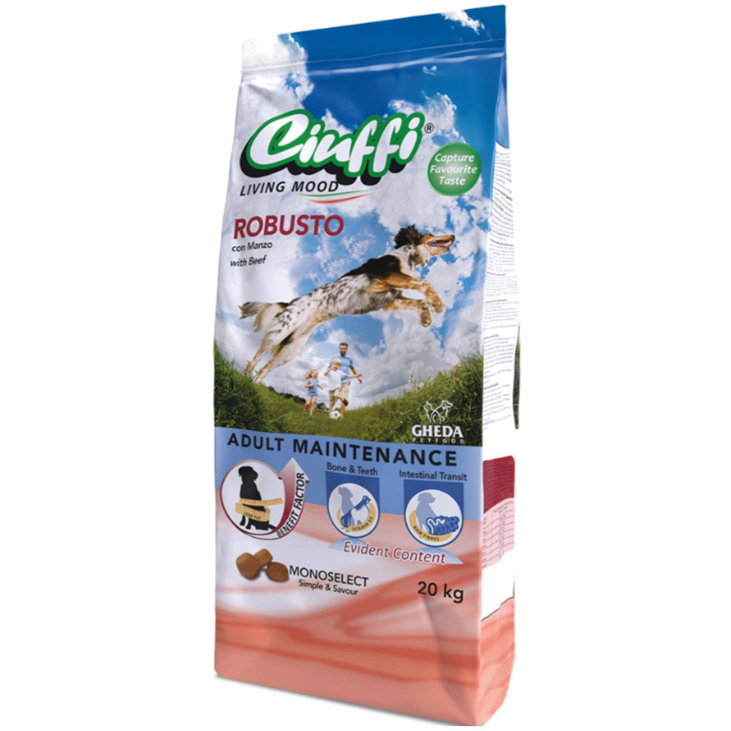 Ciuffi wołowina adult 20 kg