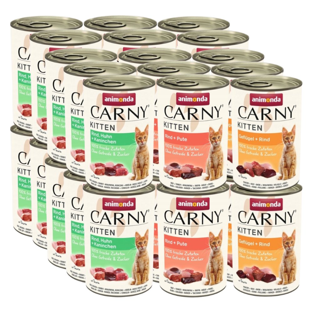 Animonda Carny mix smaków kitten 400 g × 30