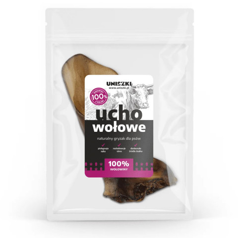 Uniszki ucho wołowe średnie 100 g