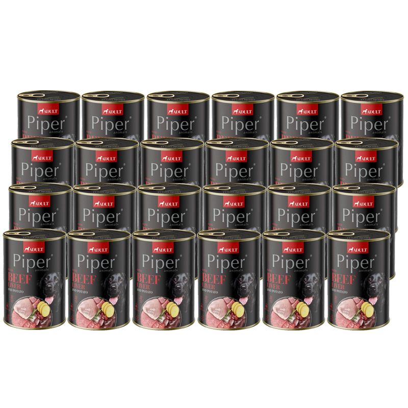 Piper Animals wątróbka wołowa 400 g × 24