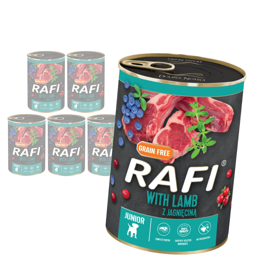 Rafi jagnięcina junior 400 g × 6