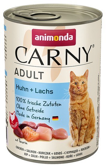 Animonda Carny kurczak, łosoś adult 400 g