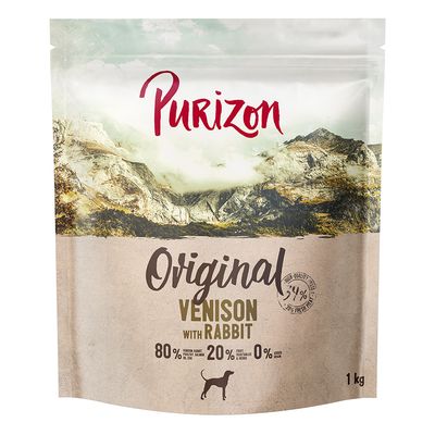 Purizon dziczyzna, królik z batatem, grochem, ziemniakiem adult 1 kg × 4