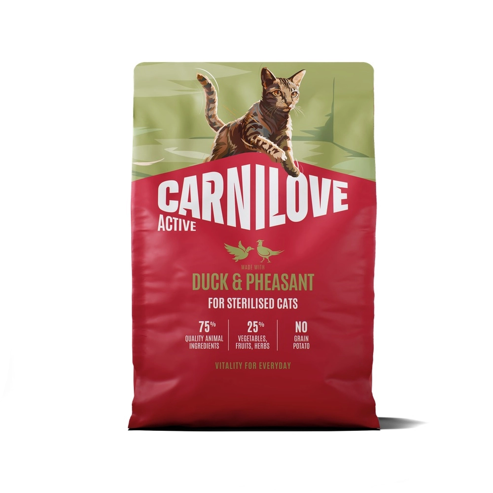 Carnilove Active Sterilised bażant, kaczka adult 2 kg