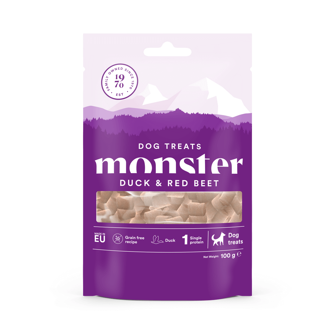 Monster Dog Treats kaczka z burakiem 100 g