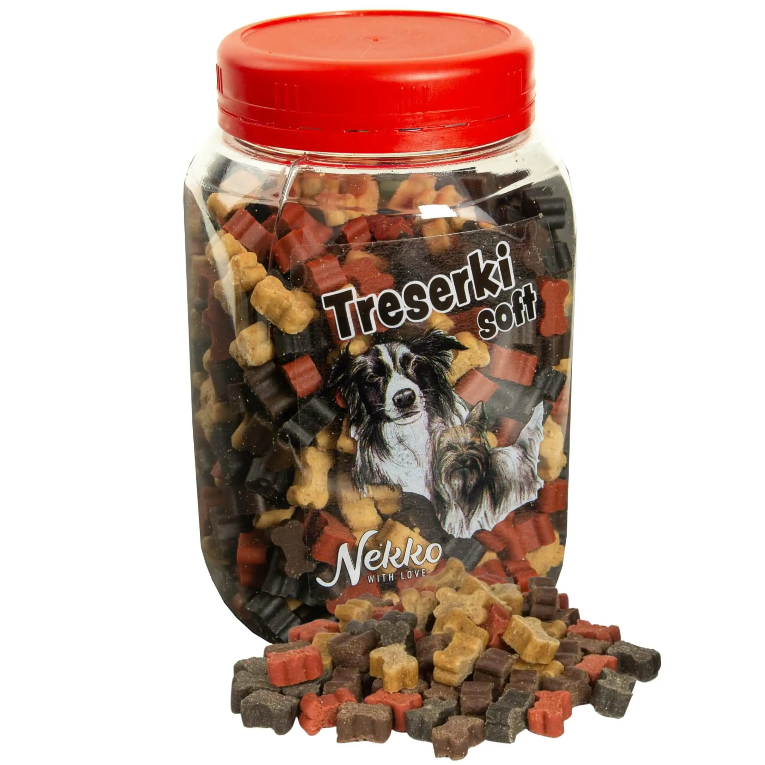 Nekko Treserki Soft jagnięcina, kurczak, wołowina, łosoś małe rasy 300 g