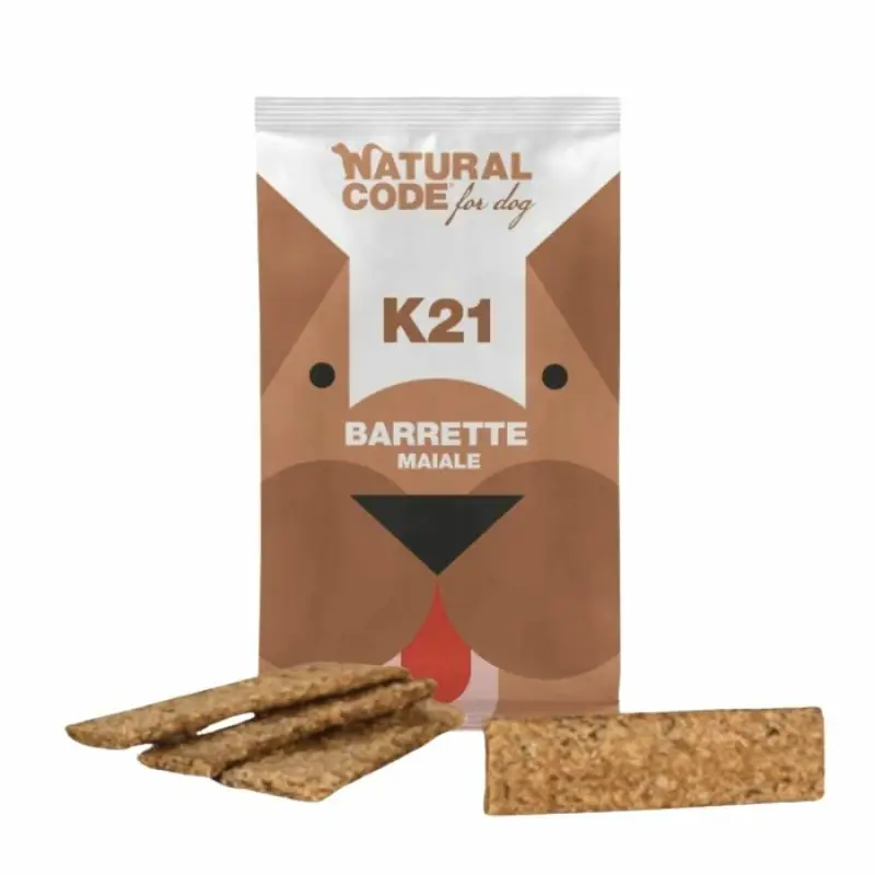 Natural Code Dog Snack wieprzowina 25 g × 4