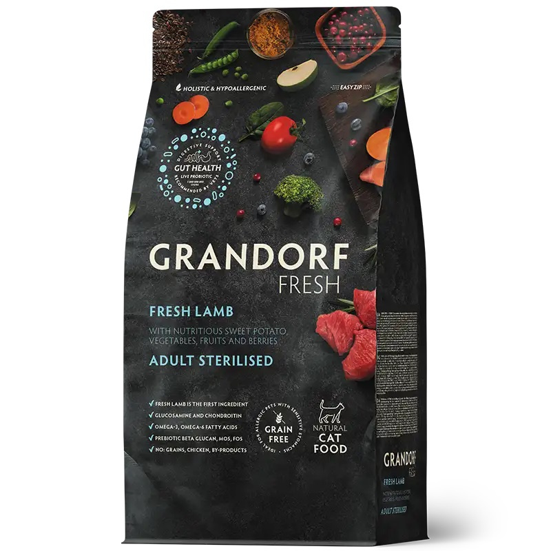 Grandorf Fresh Sterilised jagnięcina z batatem adult 400 g