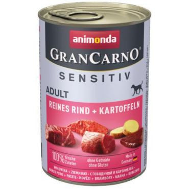 Animonda GranCarno Sensitiv wołowina z ziemniakami adult 400 g