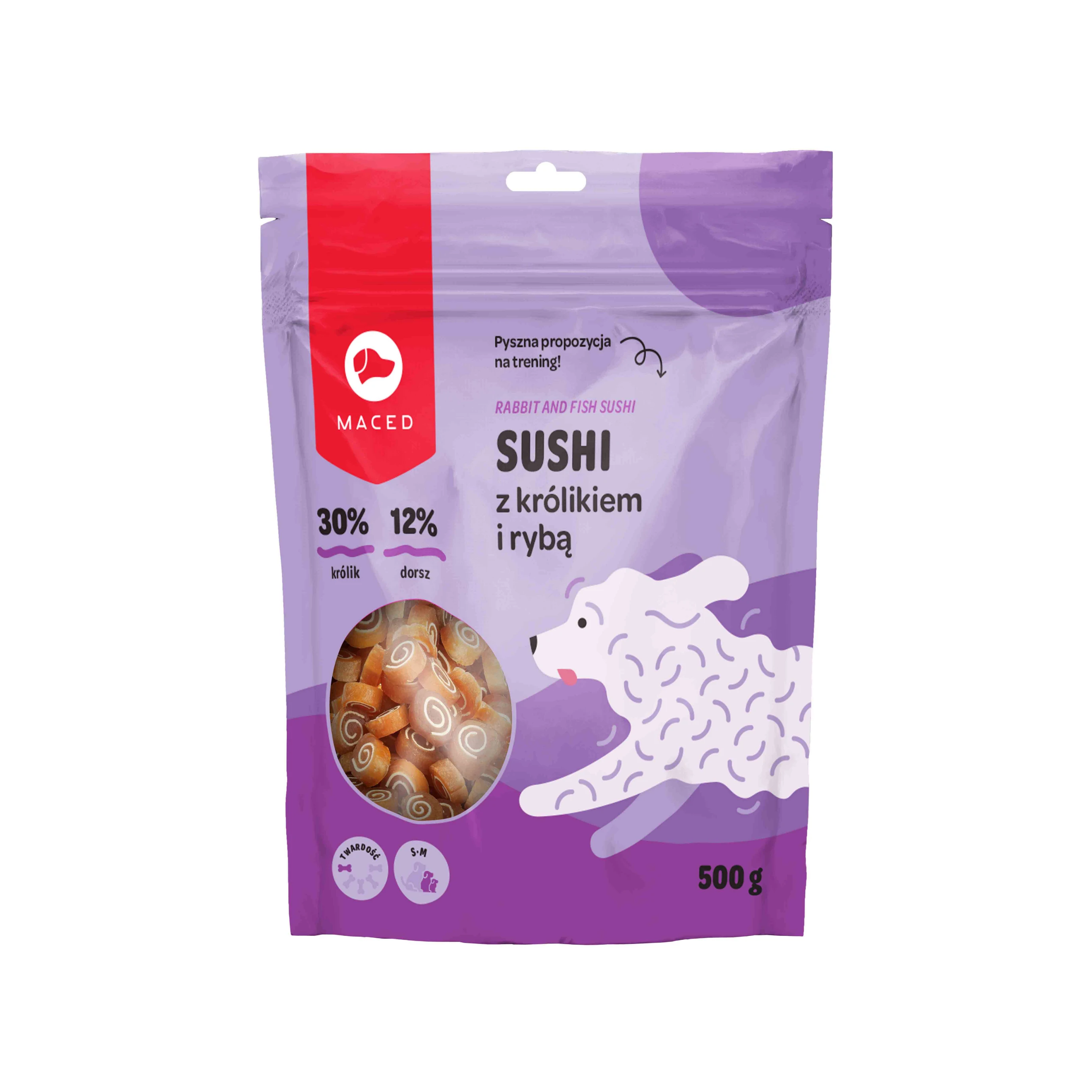 Maced Sushi królik, ryba 500 g
