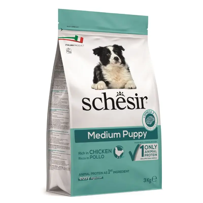 Schesir kurczak puppy średnie rasy 3 kg