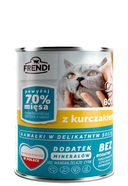 Frendi kurczak w sosie adult 800 g