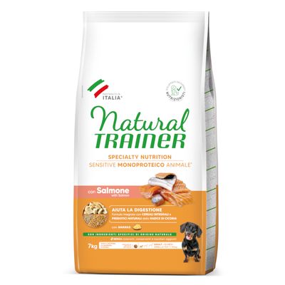 Trainer Sensitive łosoś adult małe rasy 7 kg × 2