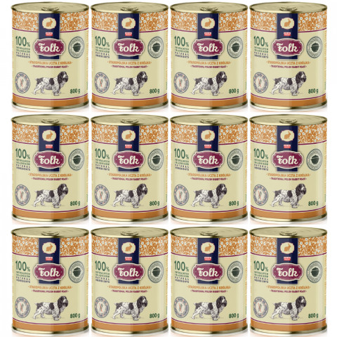Folk Staropolska Uczta królik 800 g × 12
