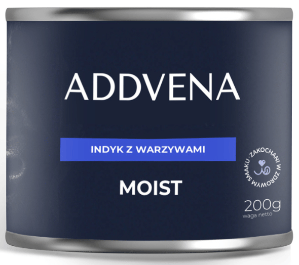 Addvena Moist indyk adult 200 g