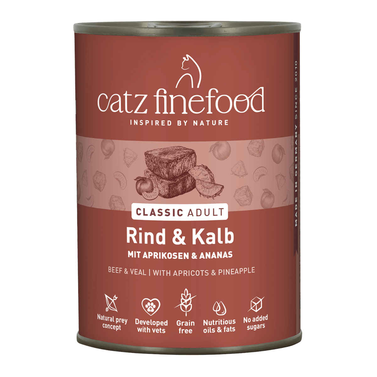 Catz Finefood Classic Sensitive cielęcina, wołowina 400 g