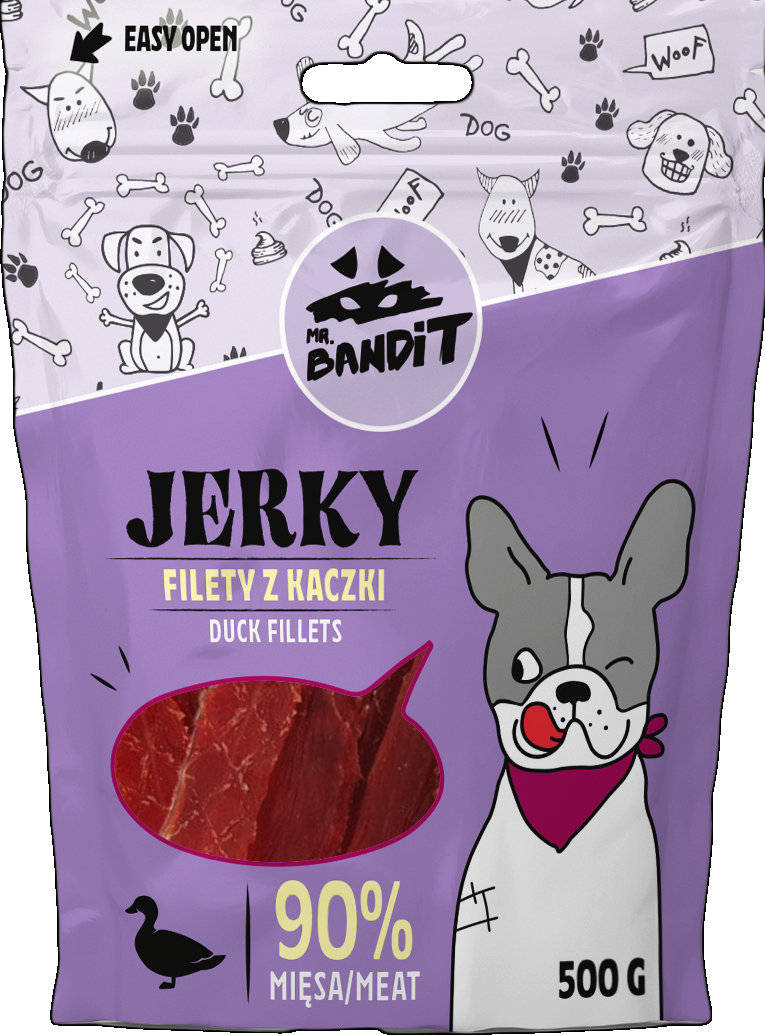 Mr. Bandit Jerky kaczka 80 g