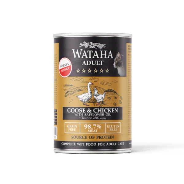 Wataha Hunt gęsina, kurczak pasztet adult 400 g