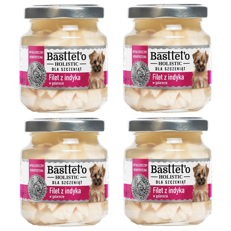 Basttet'o indyk junior 130 g × 4