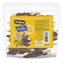 Hau&Miau Pausesnack patyki ze skóry z kaczką 500 g