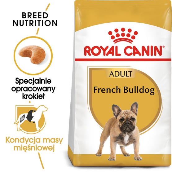 Royal Canin French Bulldog kurczak, wieprzowina adult 3 kg