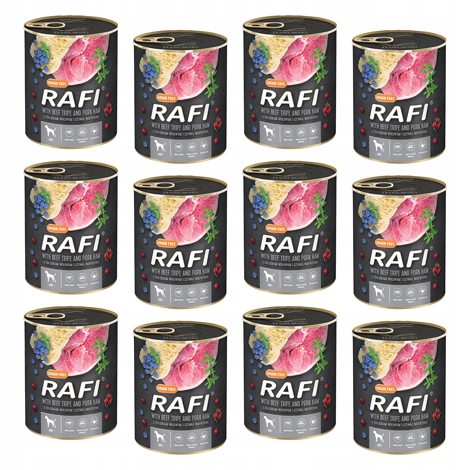 Rafi wieprzowina, wołowina 800 g × 12