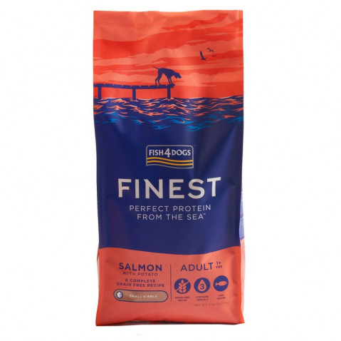 Fish4Dogs Finest łosoś adult małe rasy 6 kg