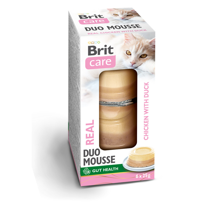 Brit Care kurczak, kaczka pasztet 25 g × 6