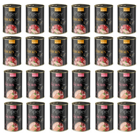 Piper Animals mix smaków w sosie adult 400 g × 24