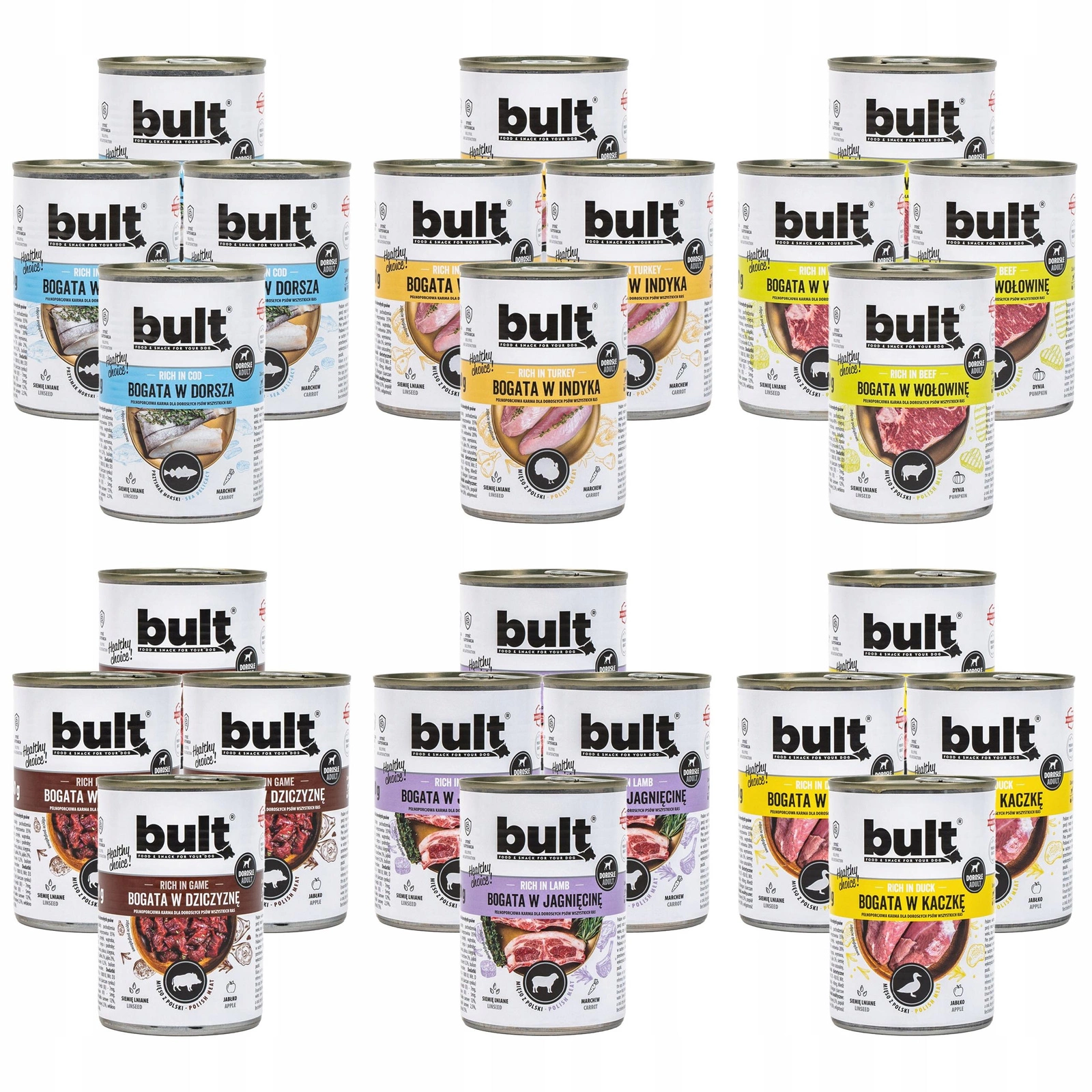 Bult mix smaków 800 g × 24