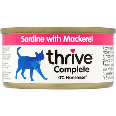 Thrive Complete Outdoor makrela, sardynka adult 75 g × 24
