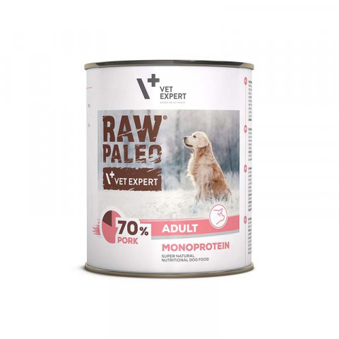 VetExpert Raw Paleo wieprzowina adult 800 g