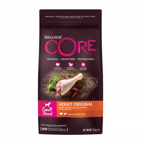 Wellness CORE indyk, kurczak adult małe rasy 1,5 kg