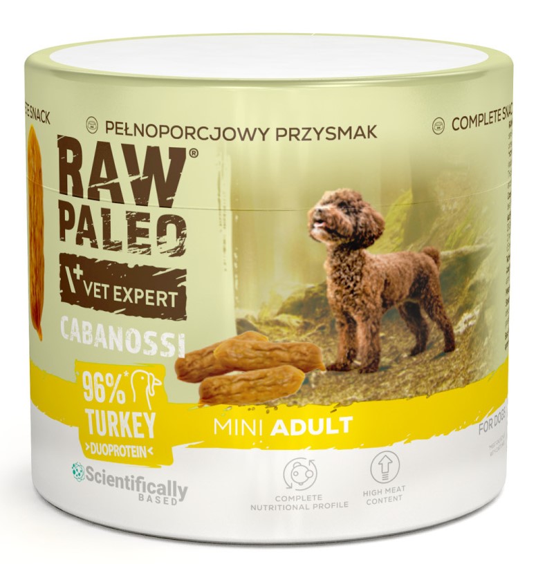 VetExpert Raw Paleo Cabanossi indyk adult małe rasy 100 g
