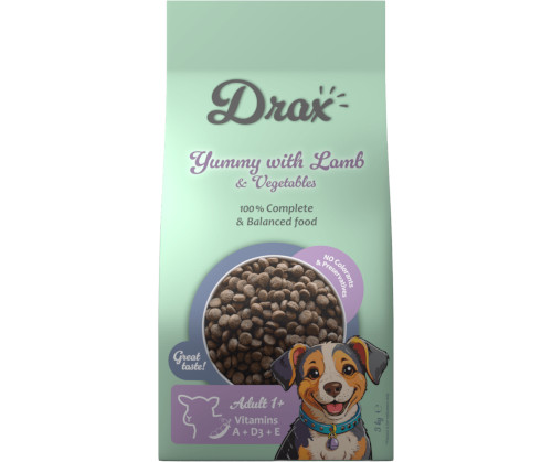Drax jagnięcina adult 3 kg
