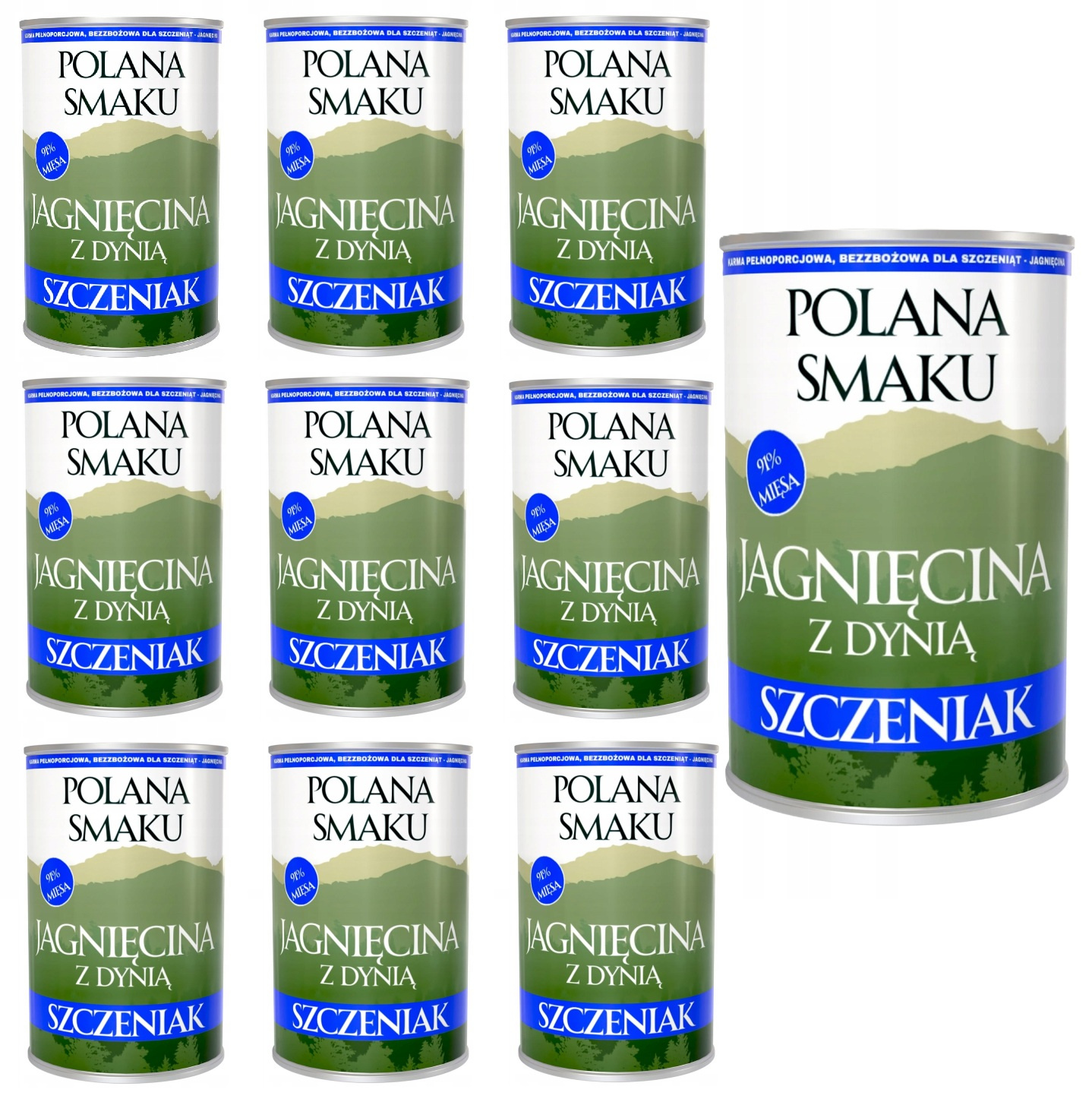 Polana Smaku jagnięcina junior 400 g × 10