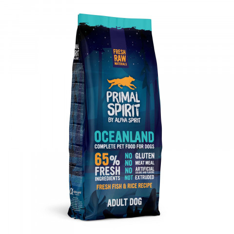 Primal Spirit 65% Oceanland kurczak, ryba adult 12 kg