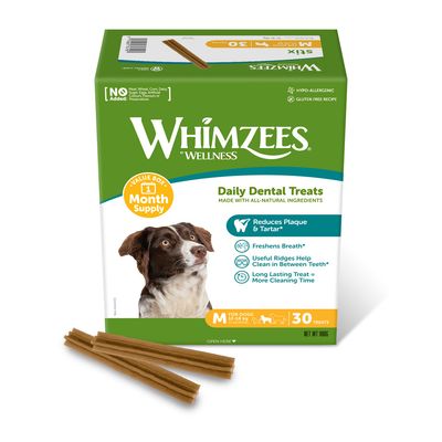 Whimzees Monthly Stix średnie rasy 30 g × 30