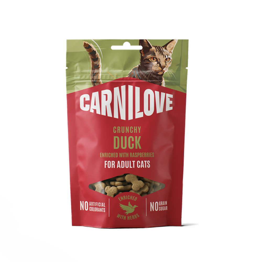 Carnilove Crunchy Snack kaczka z maliną 50 g