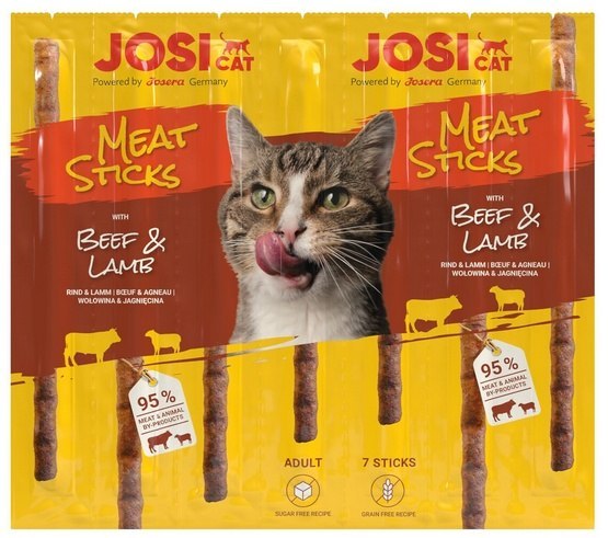 Josera JosiCat jagnięcina, wołowina adult 5 g × 7