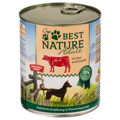 Best Nature Dog wołowina adult 800 g × 12