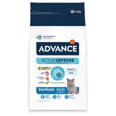 Advance ActiveDefense Sterilised indyk adult 1,5 kg