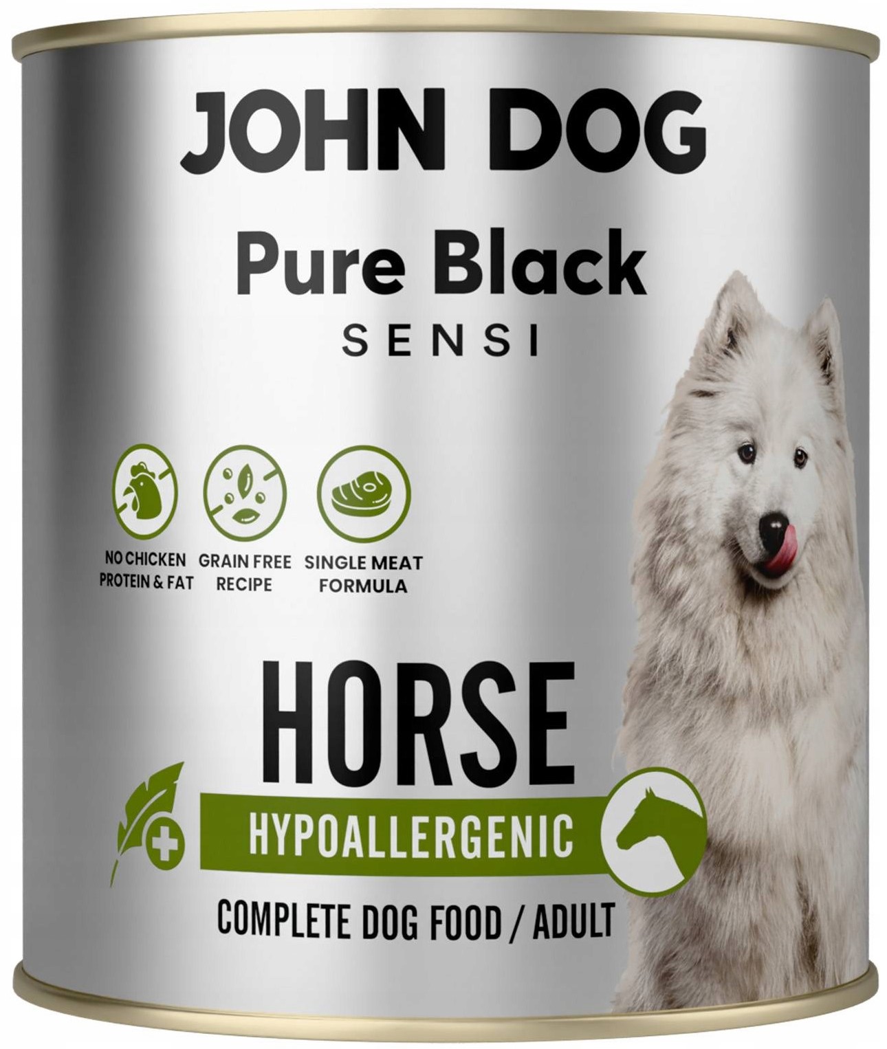 John Dog Pure Black Sensi konina adult 800 g