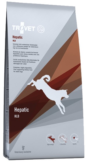 Trovet Hepatic HLD kurczak, wieprzowina 12,5 kg