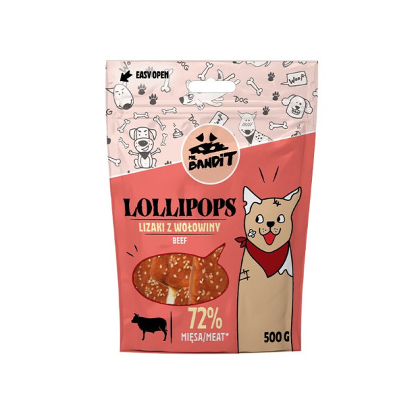 Mr. Bandit Lollipops wołowina 500 g