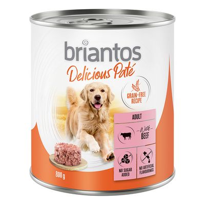 Briantos Delicious Paté wołowina adult 800 g × 24