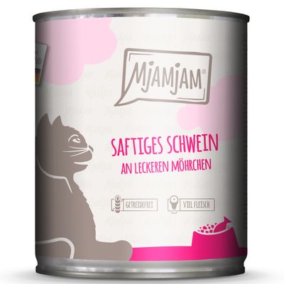 MjAMjAM wieprzowina z marchewką adult 800 g × 6