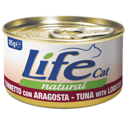 Life Cat Natural homar, tuńczyk kawałki 85 g